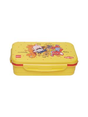 yellow plastic & steel lunch box - 16420893 - Standard Image - 3