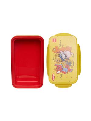 yellow plastic & steel lunch box - 16420893 - Standard Image - 4