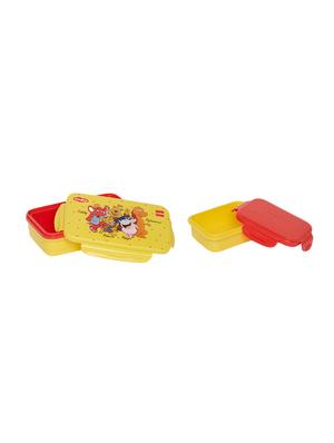 yellow plastic & steel lunch box - 16420893 - Standard Image - 5