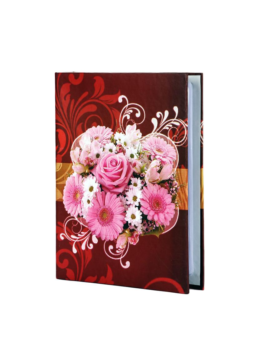 sehaz artworks pink roses photo album scrapbook, diy handmade album scrapbook for anniversary, wedding, travelling - 16421712 - Zoom Image - 1
