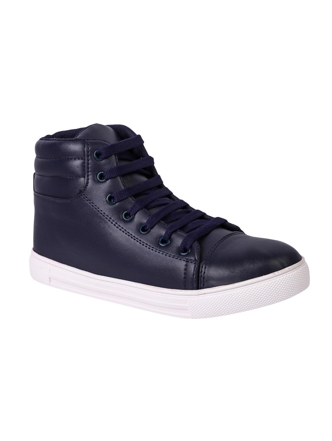 blue lace-up sneakers - 16423475 - Zoom Image - 1