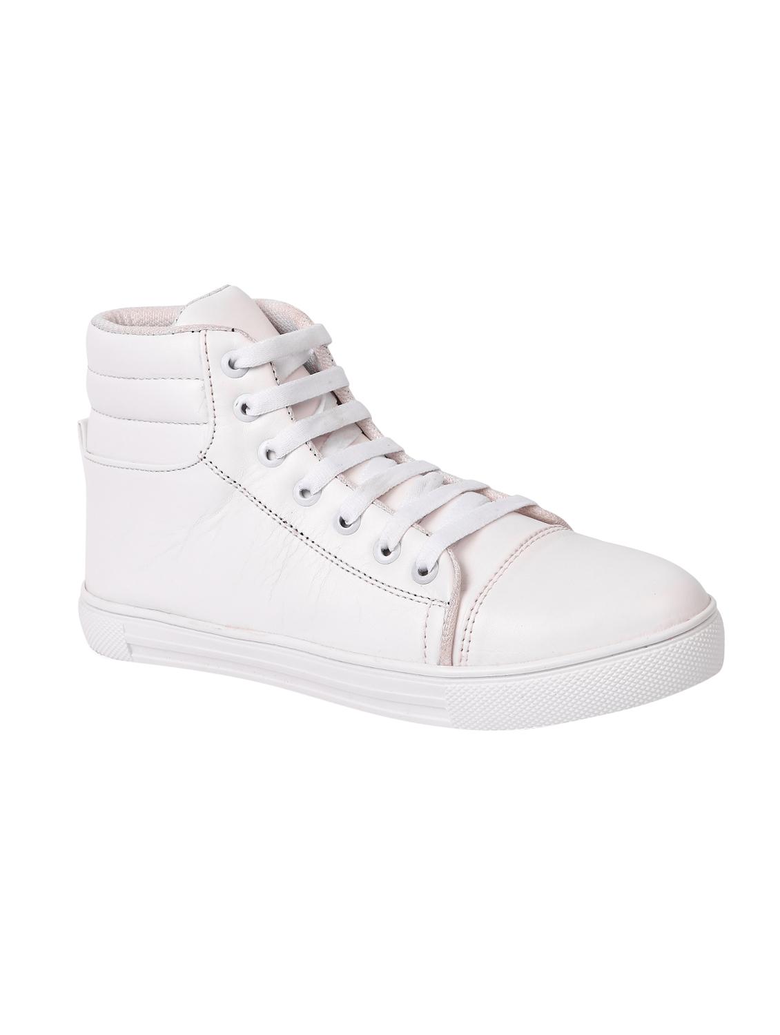 white lace-up sneakers - 16423479 - Zoom Image - 1