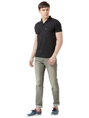 grey light washed denim jeans - 16423910 - Standard Image - 4