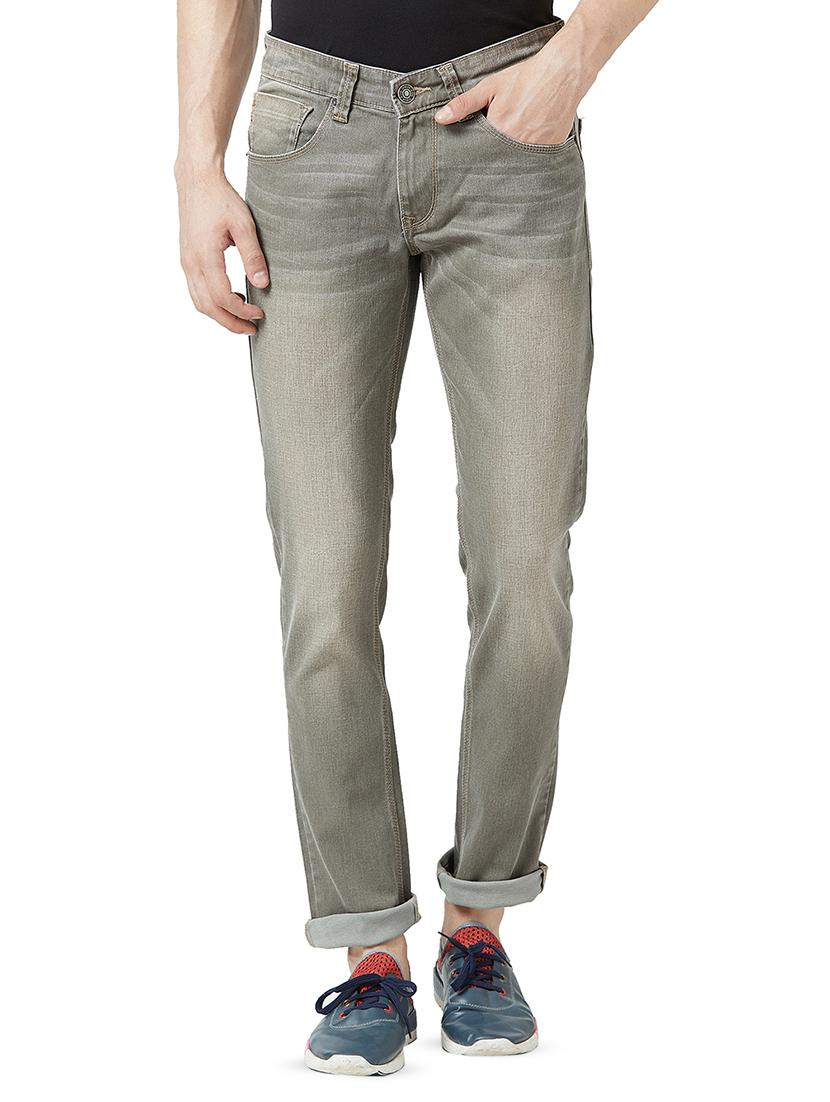grey light washed denim jeans - 16423910 - Zoom Image - 1