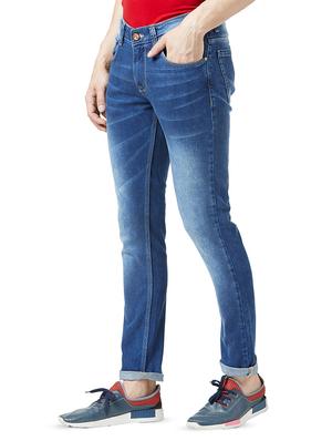 blue light washed denim jeans - 16423921 - Standard Image - 2