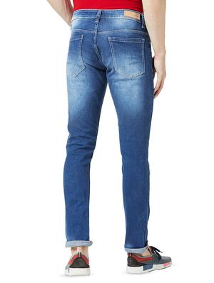 blue light washed denim jeans - 16423921 - Standard Image - 3