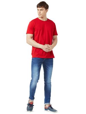 blue light washed denim jeans - 16423921 - Standard Image - 4