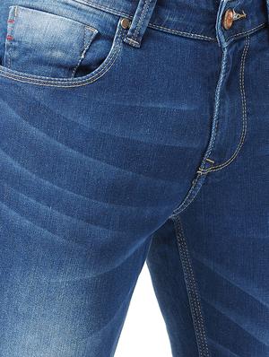 blue light washed denim jeans - 16423921 - Standard Image - 5