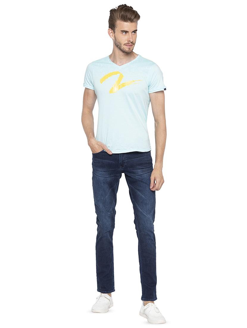 blue light washed denim jeans - 16423933 - Zoom Image - 4