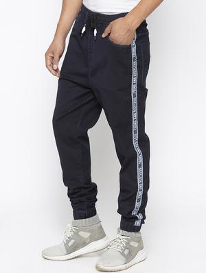 blue side taped plain joggers - 16424005 - Standard Image - 2