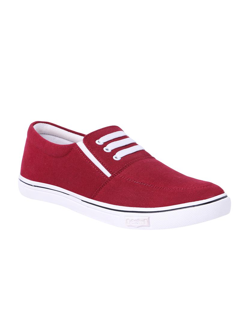 footprint maroon canvas slipons - 16424300 - Zoom Image - 1