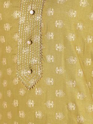 block printed straight kurta - 16424441 - Standard Image - 6
