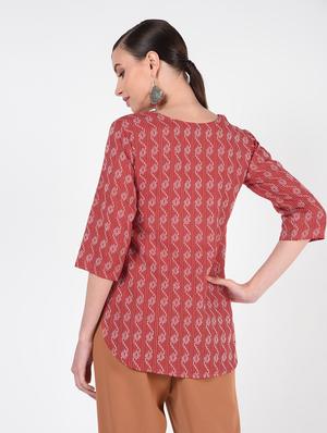 kaantha straight kurti - 16425366 - Standard Image - 4