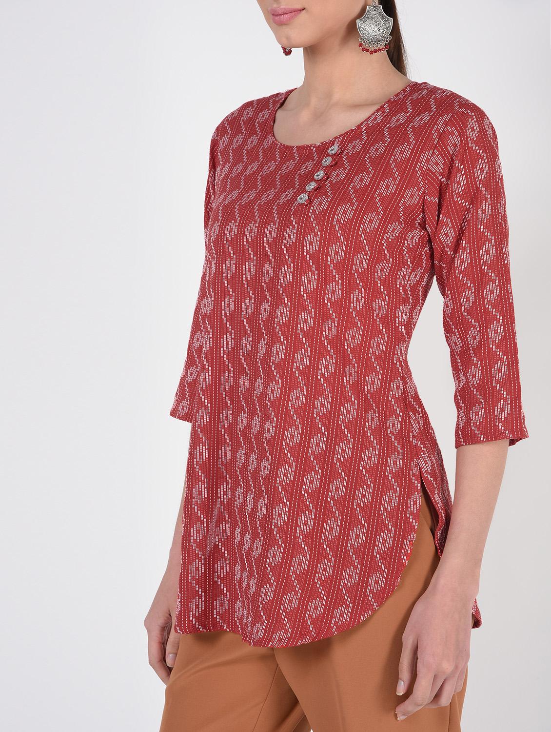 kaantha straight kurti - 16425366 - Zoom Image - 5