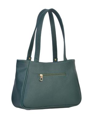 green leatherette (pu) regular handbag - 16428288 - Standard Image - 2