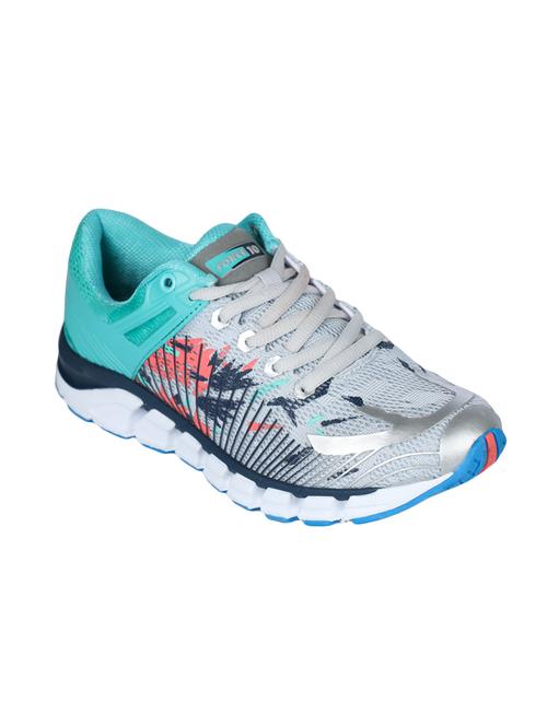 silver lace-up sports shoes - 16429216 - Standard Image - 1