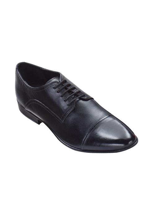 masabih black leather lace-up derbys - 16429515 - Very Small Image - 1