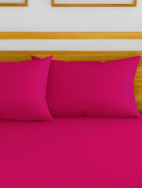 100% mercerized cotton king size double bedsheet with 2 pillow covers. - 16430496 - Zoom Image - 4