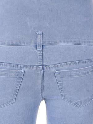 high rise frayed detail jeans - 16430624 - Standard Image - 5