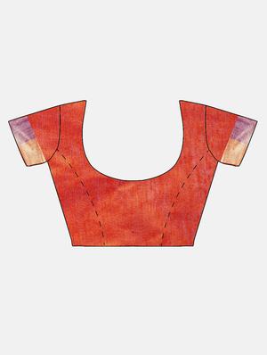 self-design woven saree with blouse - 16430709 - Standard Image - 3