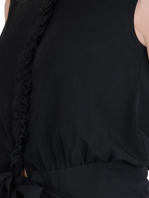 tie front frill detail top - 16430719 - Standard Image - 5