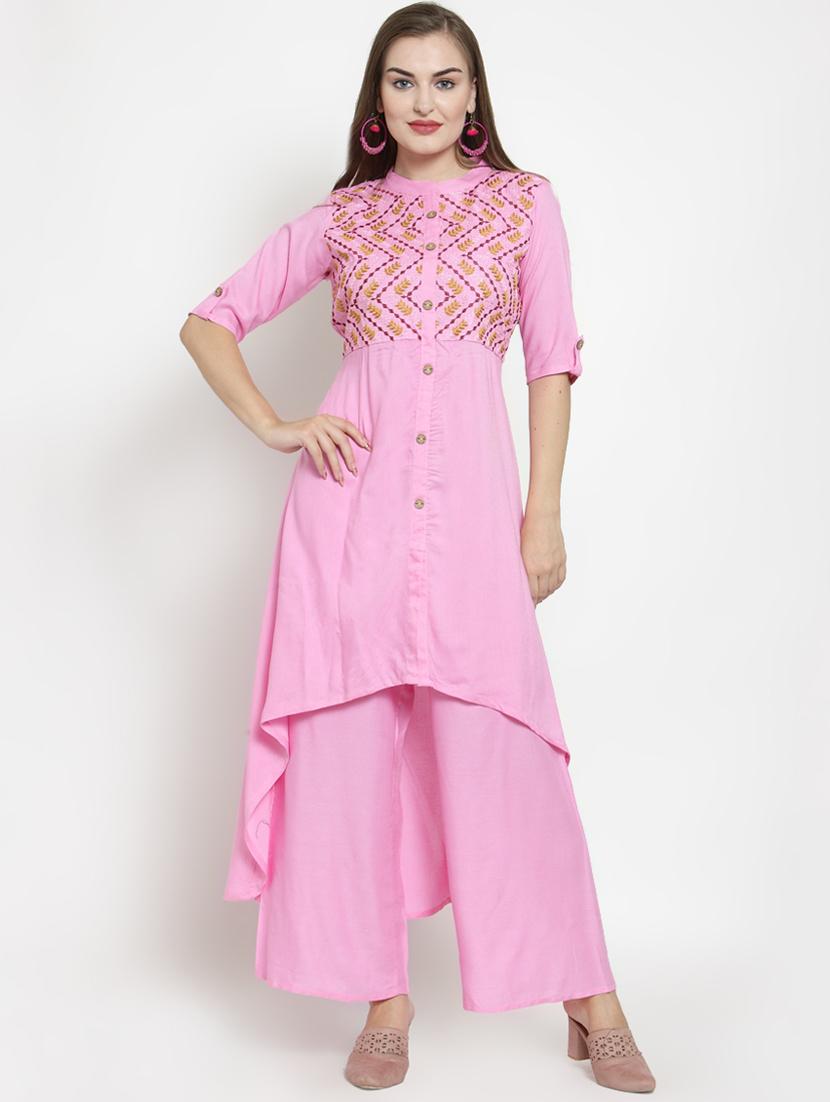 embroidered kurta pant set - 16431907 - Zoom Image - 1