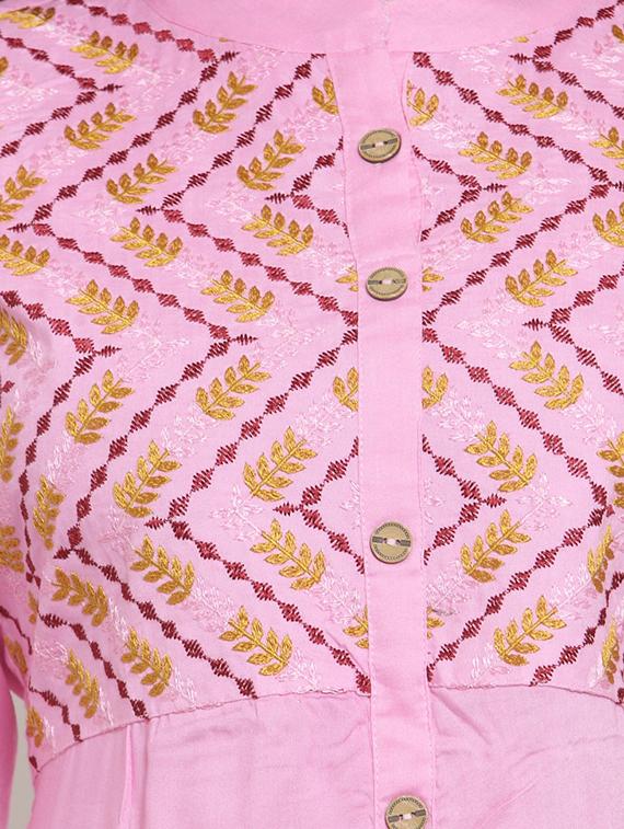 embroidered kurta pant set - 16431907 - Zoom Image - 4