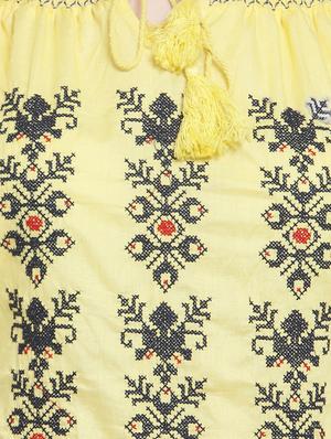 mellow yellow embroidered top - 16431917 - Standard Image - 5