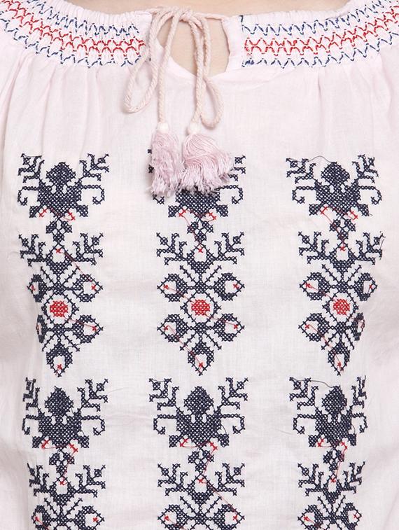pink cotton regular top - 16431921 - Zoom Image - 5