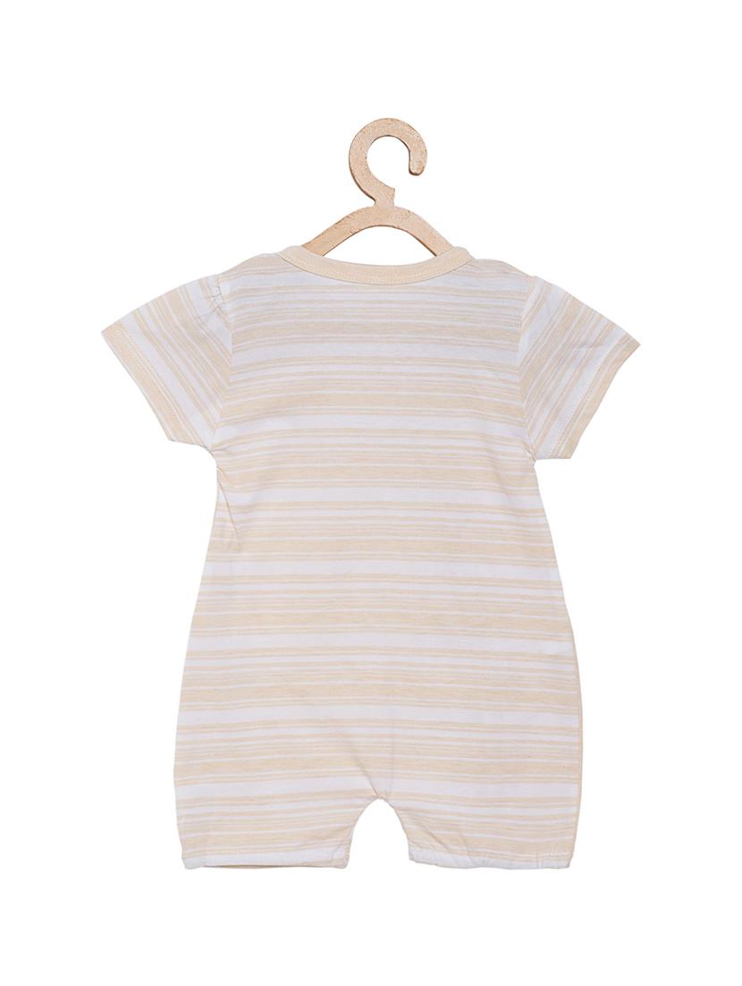 beige cotton romper - 16433938 - Zoom Image - 2