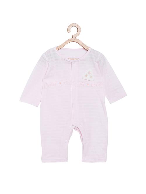 pink cotton romper - 16433944 - Standard Image - 1