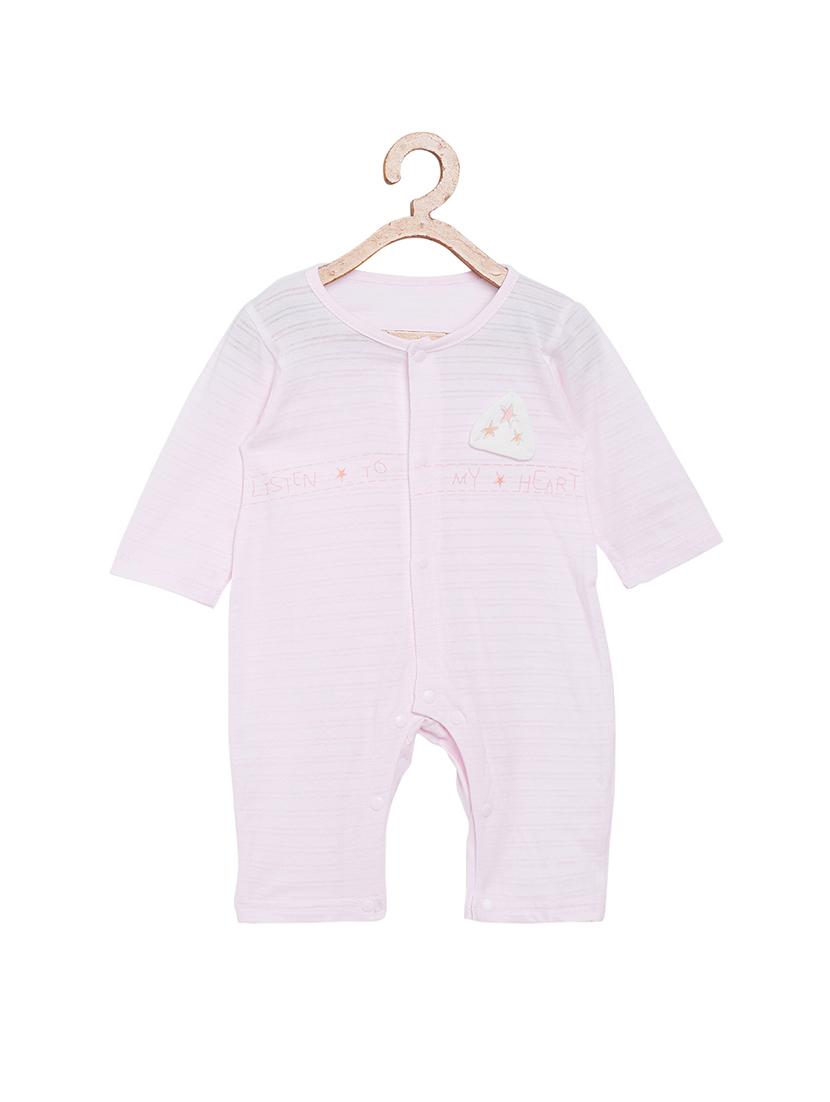 pink cotton romper - 16433944 - Zoom Image - 1
