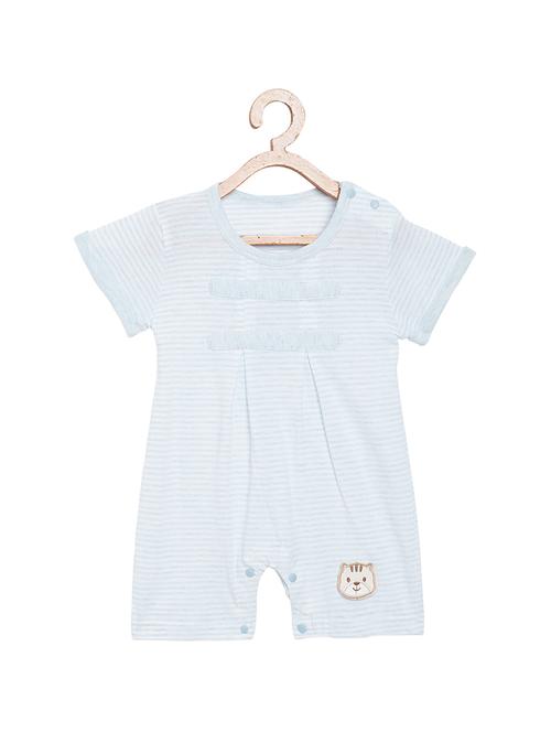 blue cotton romper - 16433951 - Standard Image - 1