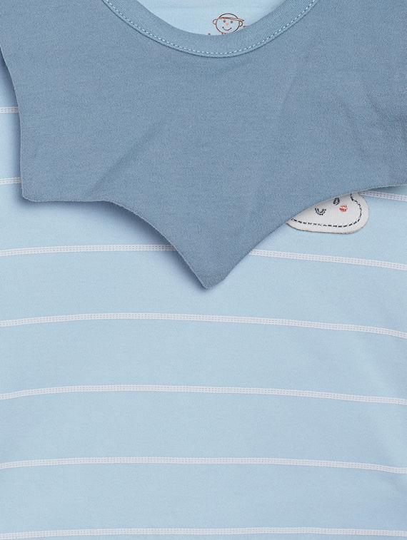 blue cotton onesies - 16433962 - Zoom Image - 4