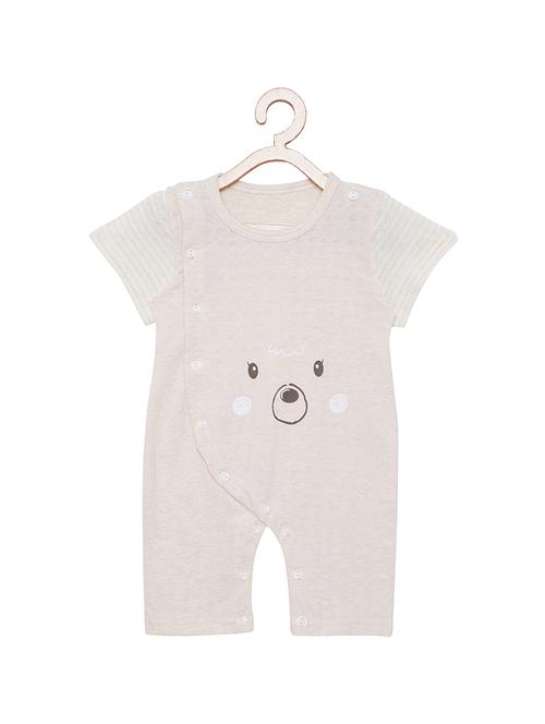 beige cotton romper - 16433964 - Standard Image - 1
