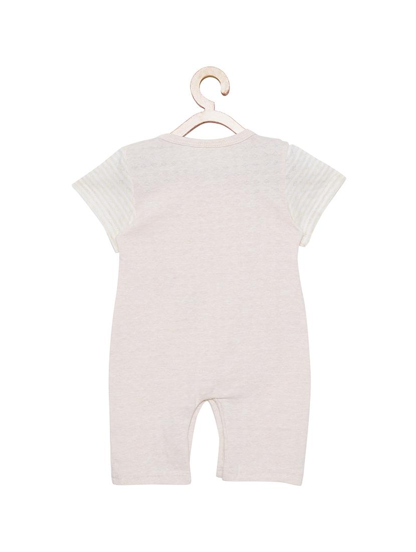 beige cotton romper - 16433964 - Zoom Image - 2
