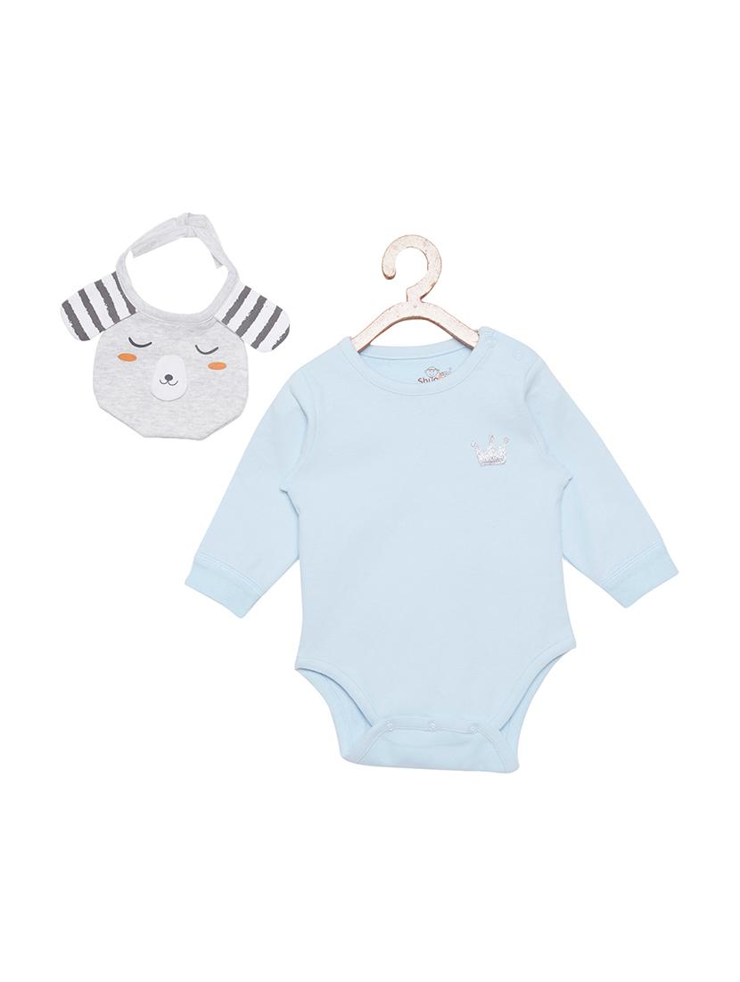 blue cotton onesies - 16433968 - Zoom Image - 1