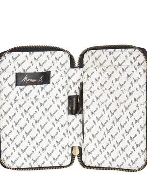 grey canvas regular clutch - 16434292 - Standard Image - 3