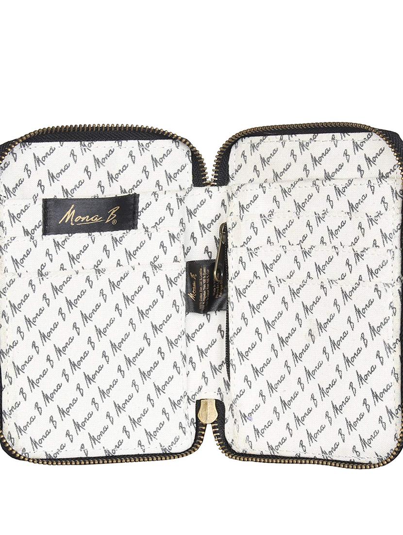 grey canvas regular clutch - 16434292 - Zoom Image - 3