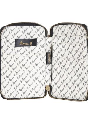 brown canvas regular clutch - 16434294 - Standard Image - 3
