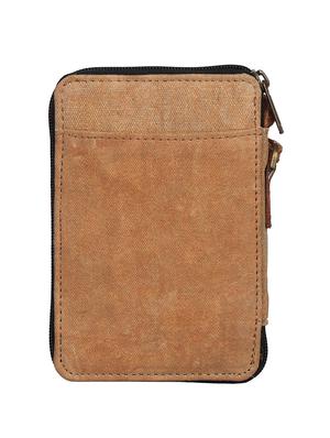 brown canvas regular clutch - 16434295 - Standard Image - 2