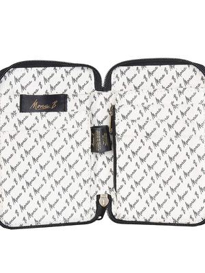 brown canvas regular clutch - 16434295 - Standard Image - 3
