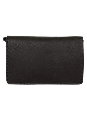 black leather regular sling bag - 16434311 - Standard Image - 2