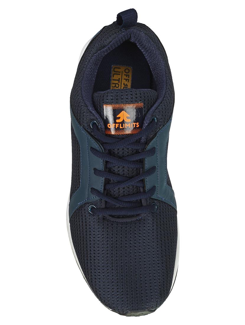 off limits navy blue mesh sport shoes - 16434445 - Zoom Image - 4