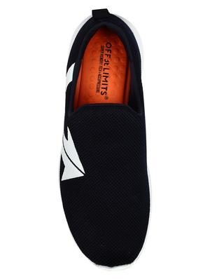 off limits navy blue fabric sport shoes - 16434454 - Standard Image - 4