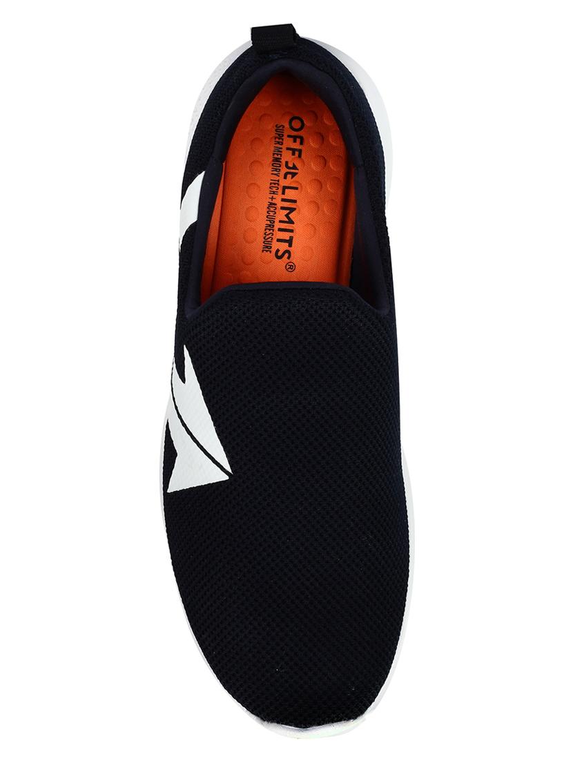 off limits navy blue fabric sport shoes - 16434454 - Zoom Image - 4