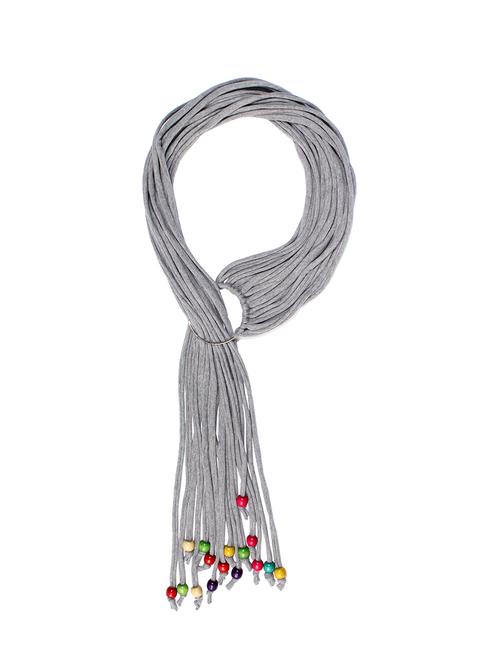 grey wood short necklace - 16434521 - Very Small Image - 1