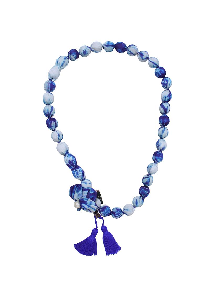 multi colored cotton blend short necklace - 16434525 - Zoom Image - 1