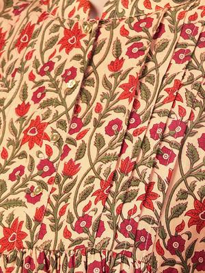 floral printed a-line kurti - 16434835 - Standard Image - 4