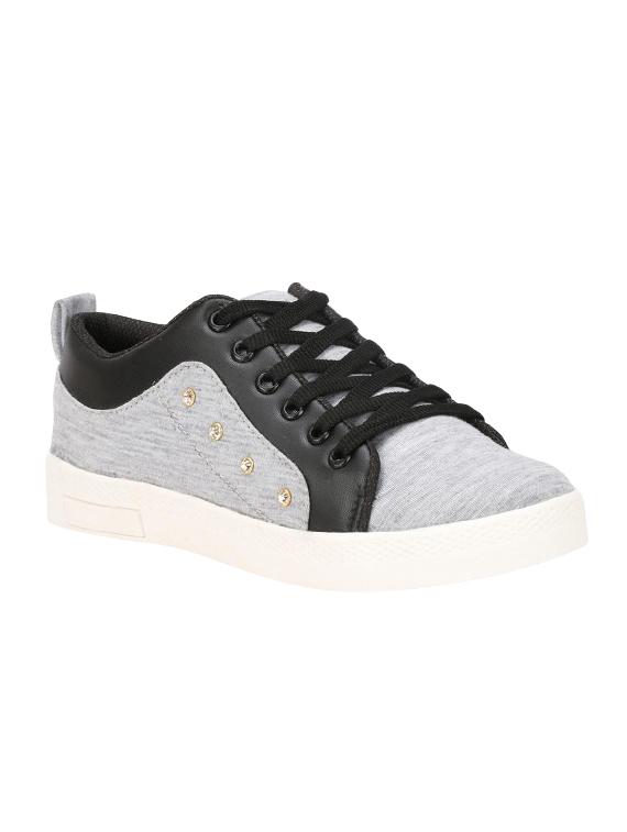 grey lace-up sneakers - 16435719 - Zoom Image - 1